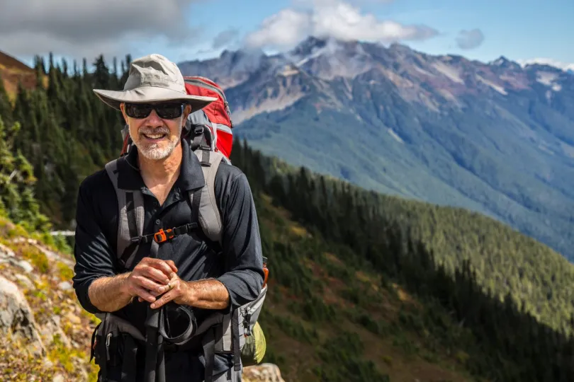 Wandelvakantie in Slovenië- wandelaar.