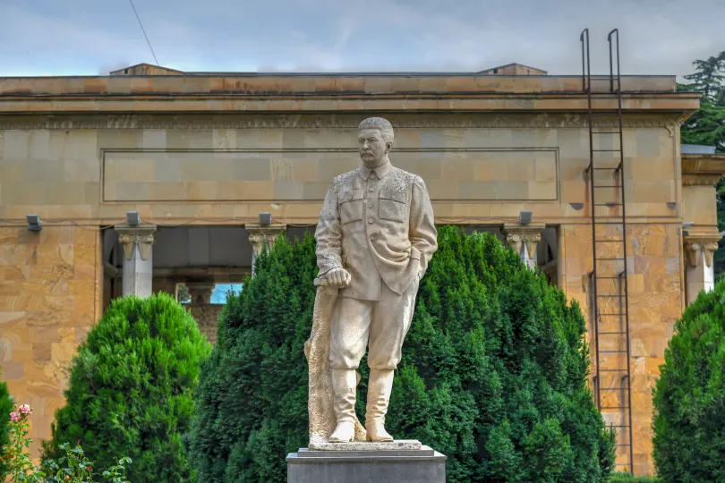 Georgië Gori Stalin standbeeld.