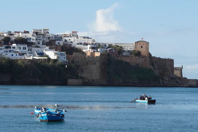 Familievakantie Marokko Rabat uitzicht.