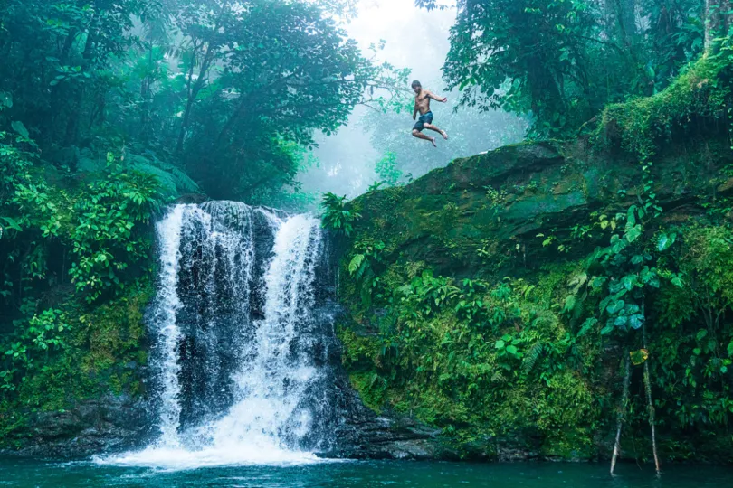 Diamante waterval - Costa Rica.