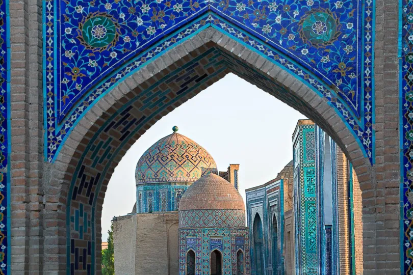 Vliegtickets Oezbekistan - Samarkand gebouwen.