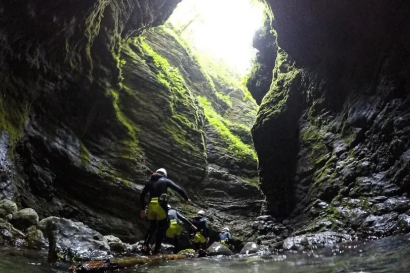 Canyonning Kozjak - Slovenië.