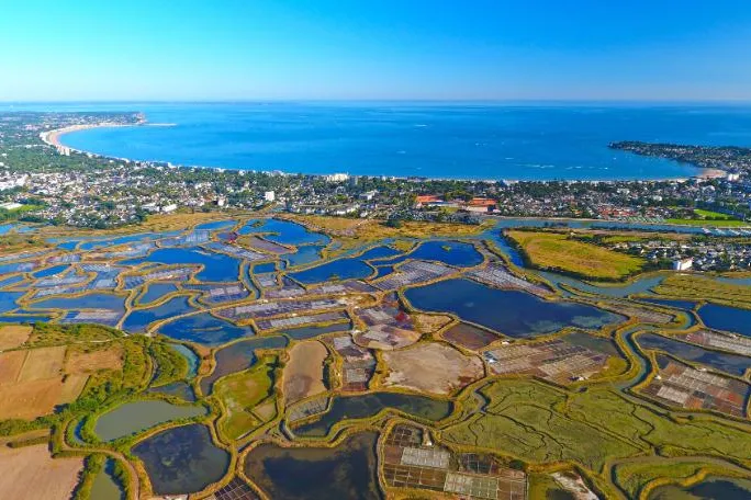 La Baule Frankrijk van boven.