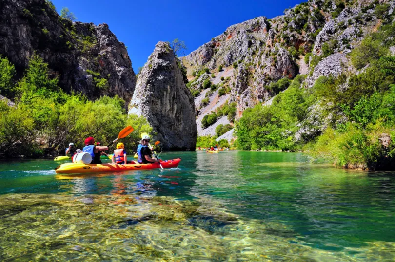 Kajaktoch Zrmanja - Kroatië.