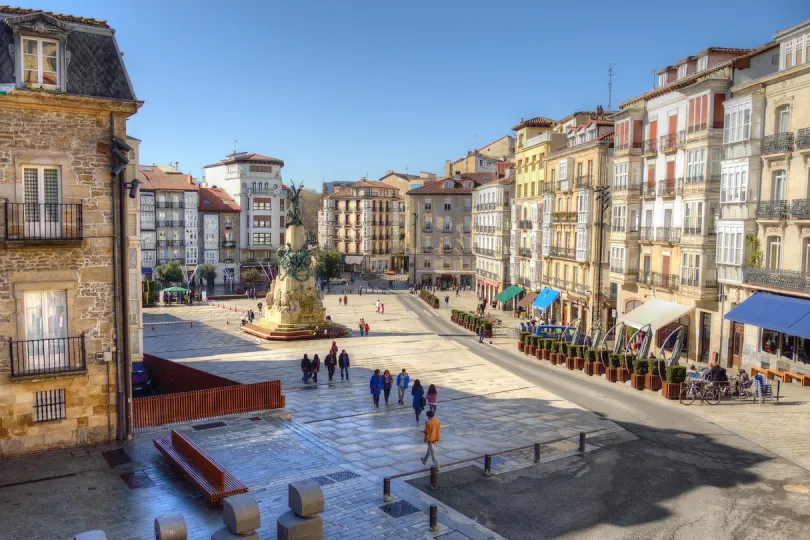 Plaza de la Virgen Blanca Vitoria Spanje