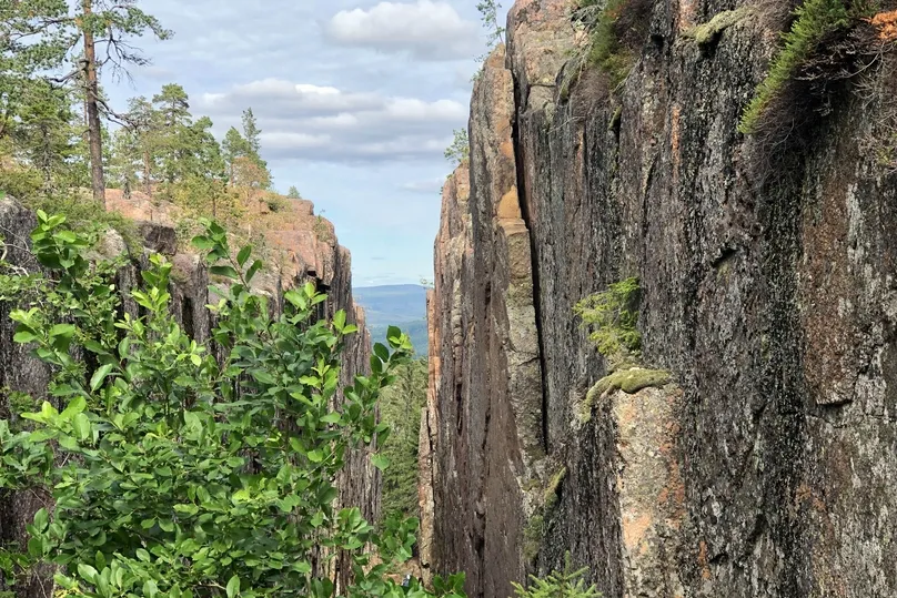 Slåttdalsskrevan wandelvakantie Zweedse kust.