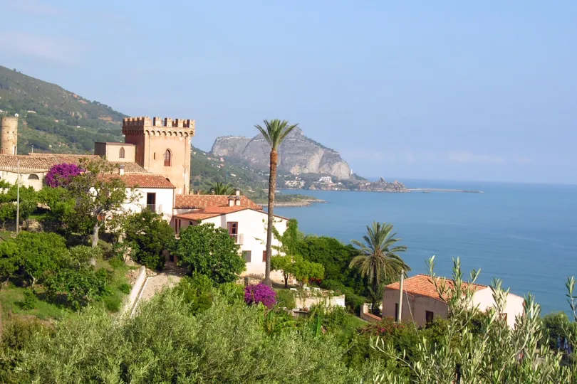 Sicilië kust.