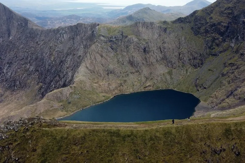 Snowdon berg in Wales.