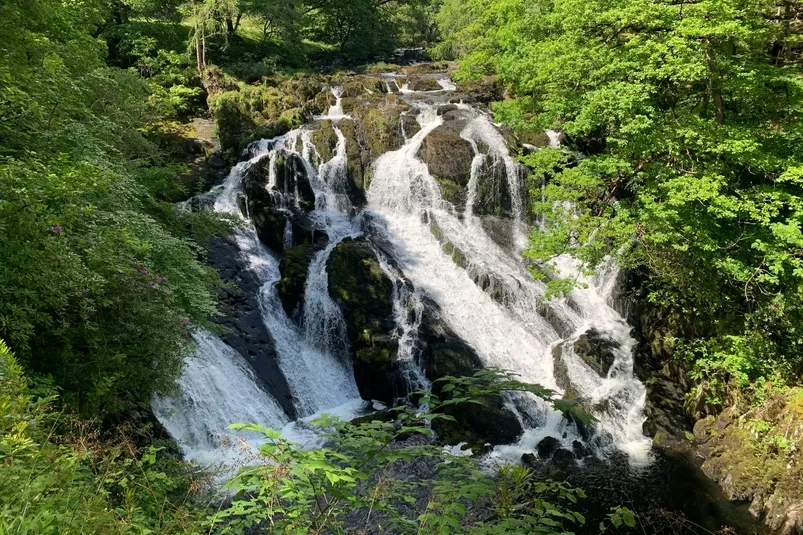 Waterval in Wales.