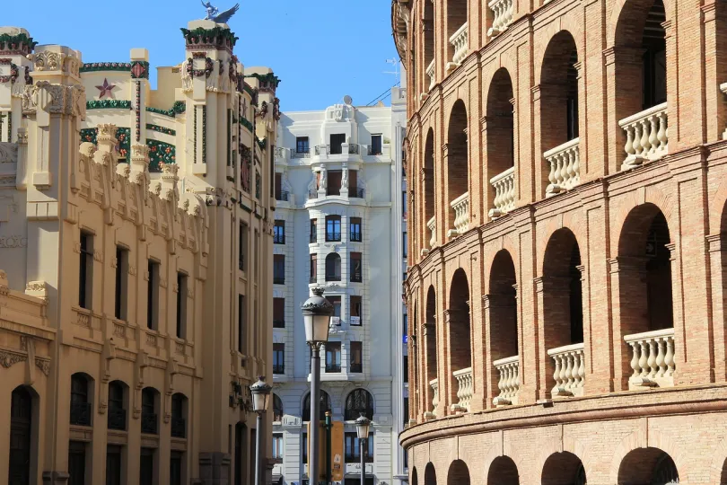 Architectuur in Valencia.