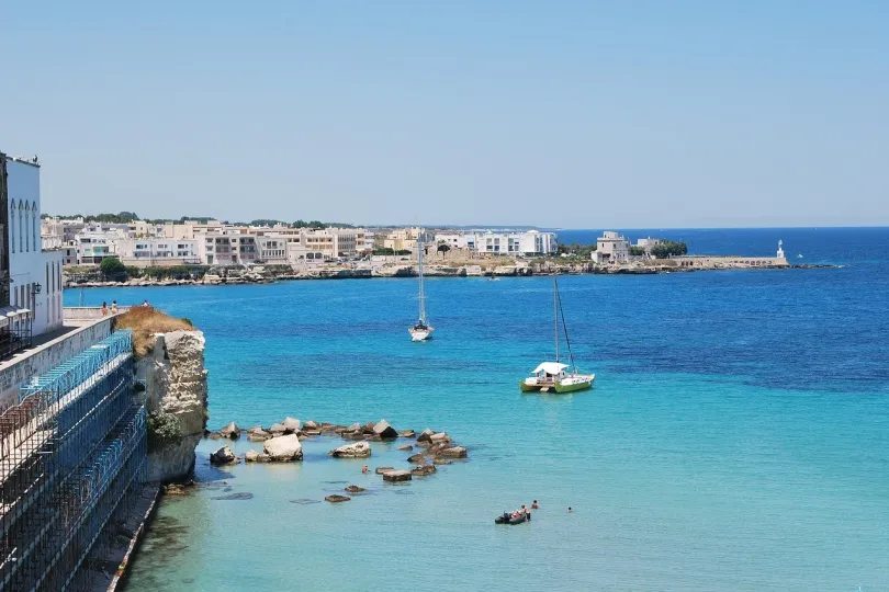 Roadtrip Puglia - haven met zeilbootjes in Salento.