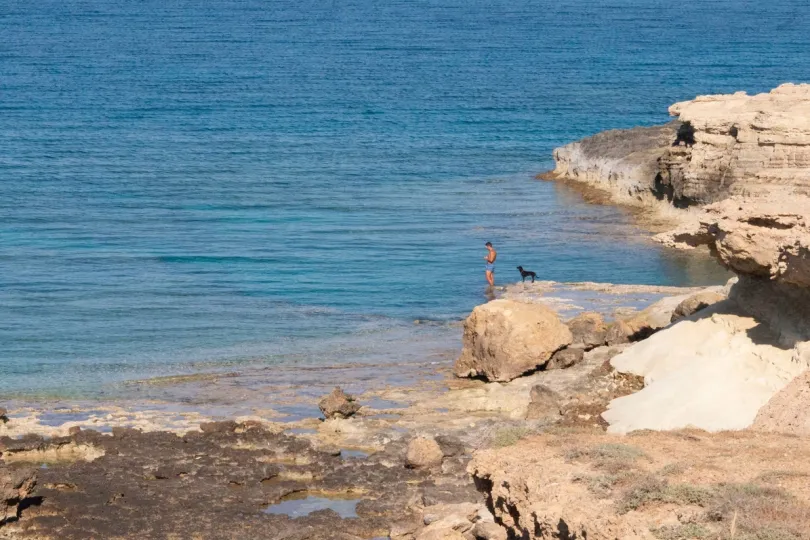 Kust van Cyprus.