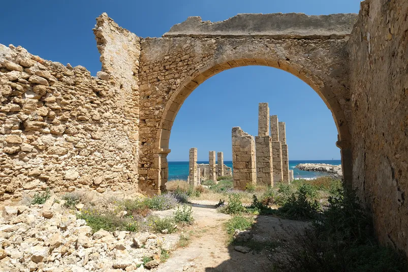 Sicilië ruïne.