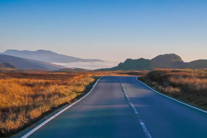 Weg in Wales.