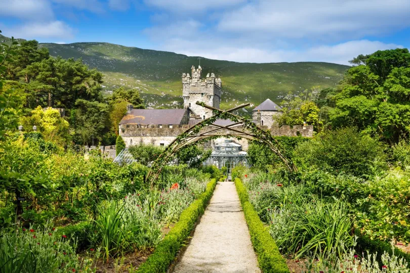 Tuin in Donegal Ierland.