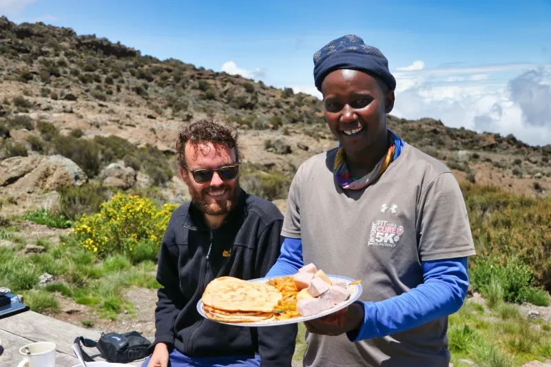 vegetarisch eten in Tanzania