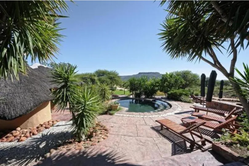 Accommodatie in Namibië.
