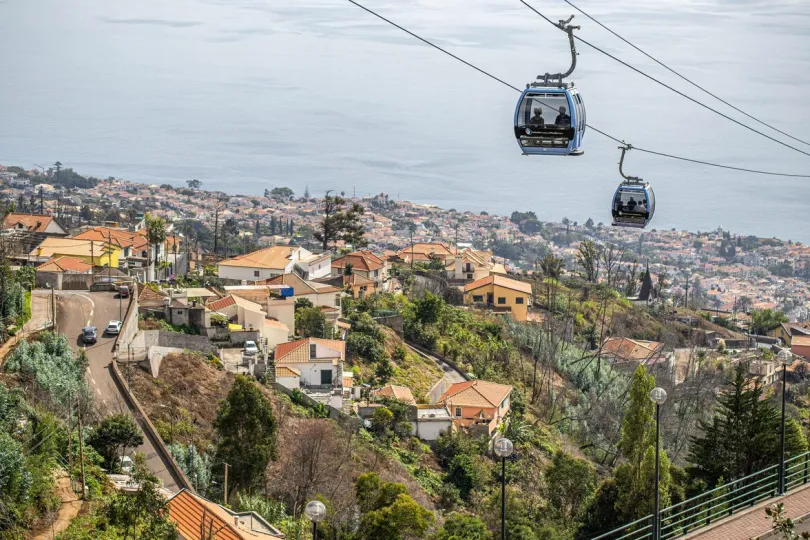 Funchal met de kabelbaan naar Monte. 