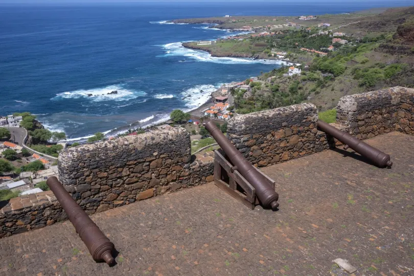 Oud fort in Cidade Velha. 