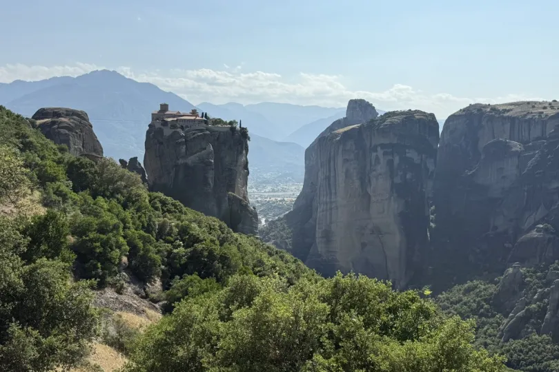Meteora gebergte in Griekenland. 