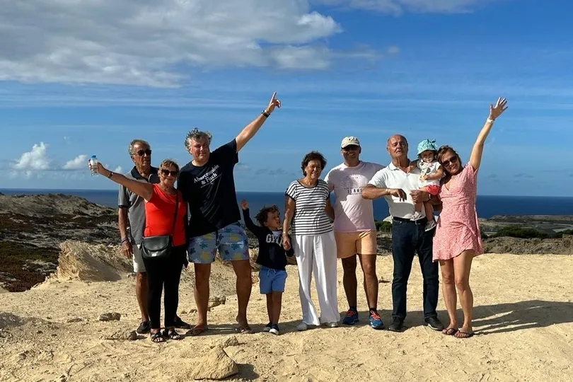 Interview met Mónica, reisexpert Portugal en Madeira, familiefoto in Porto Santo.