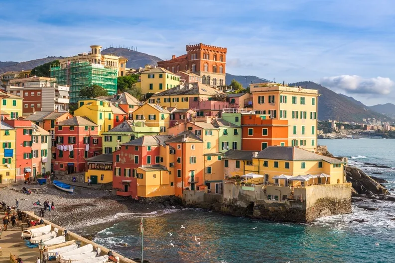 Italië, Genua huisje.