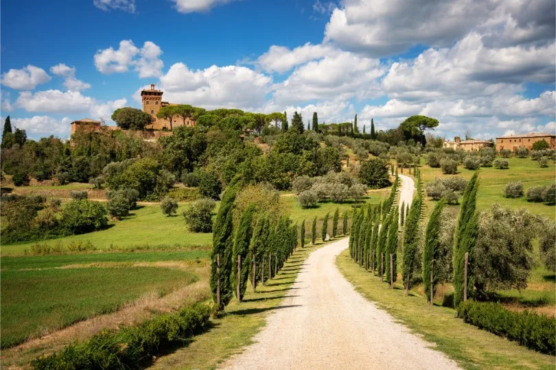 Italië, Toscane landschap