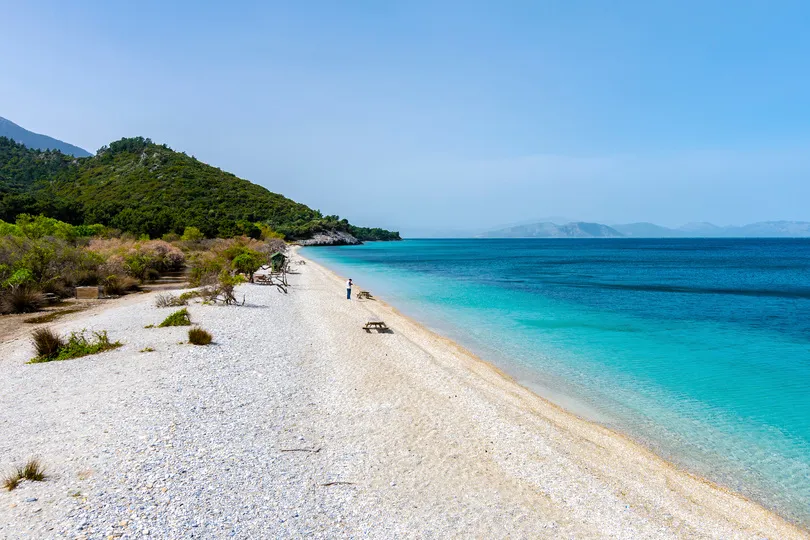 Strand van Dilek National Park.