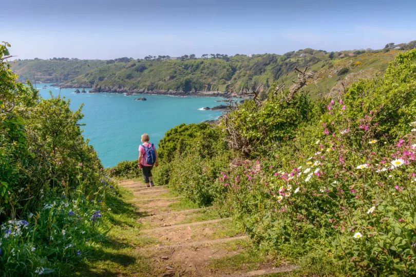 Wandelen op Guernsey