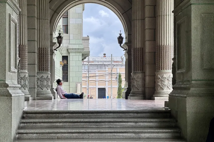 Nationaal paleis van cultuur Guatemala Stad - Familiereis Guatemala.