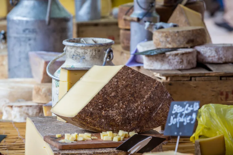 Comte kaas in de Bourgogne.