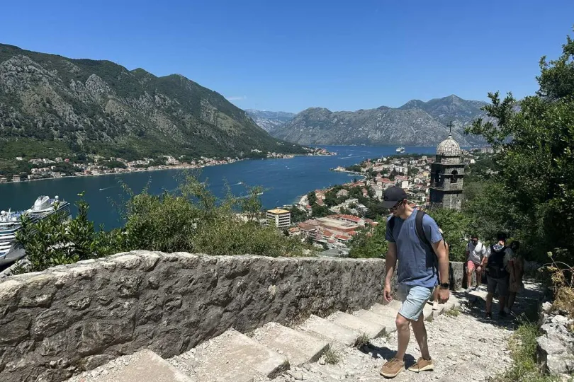 Baai van Kotor in Montenegro
