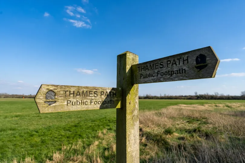Thames Path - Met de trein naar Engeland.