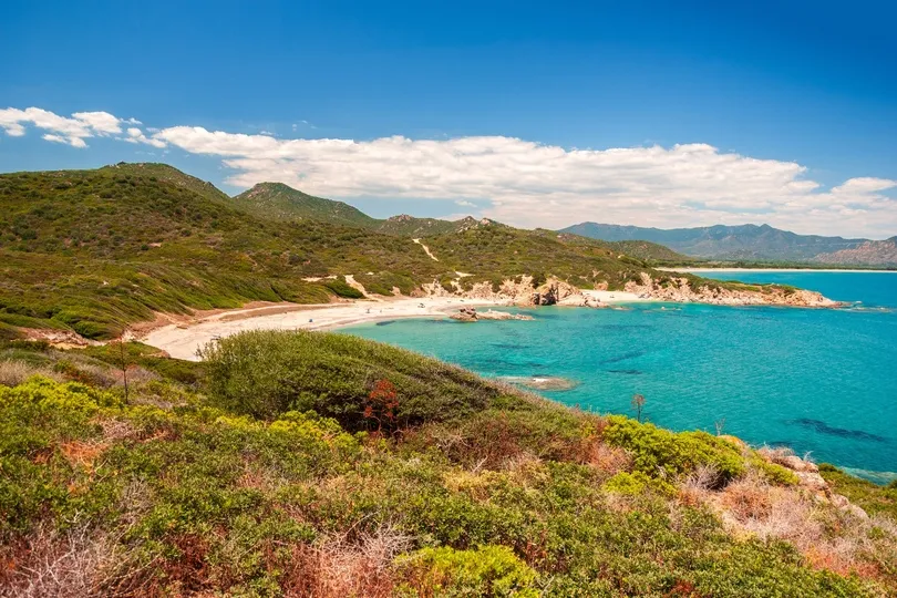 Strand van Muravera.