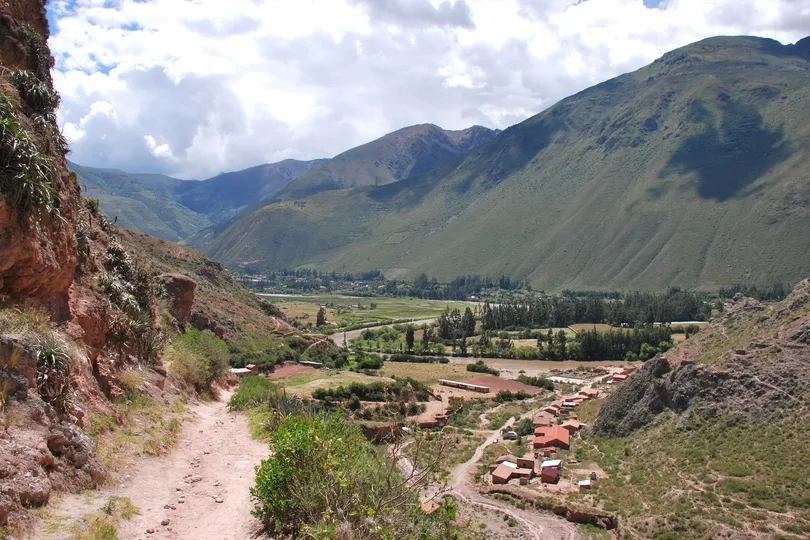 Urubamba vallei in Peru.
