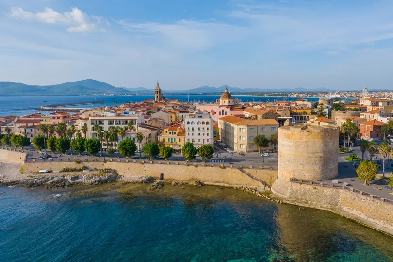 Alghero op Sardinië.