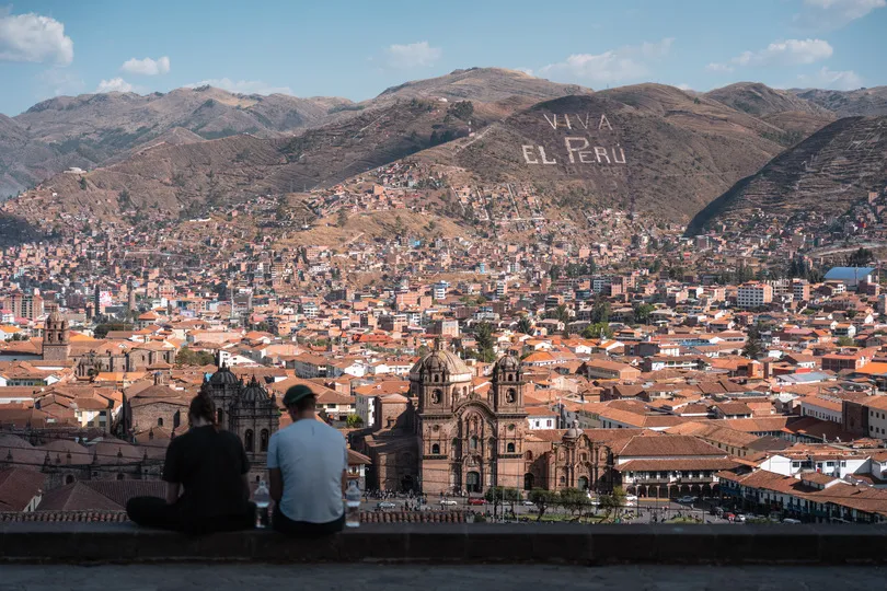 Uitzicht over Cusco Peru.