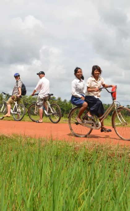 Excursie fietsen Cambodja