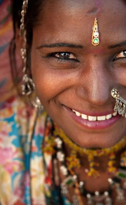 Incredible India lokale vrouw Rajasthan