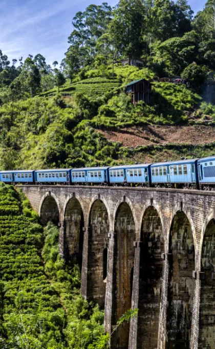 Sri Lanka brug trein