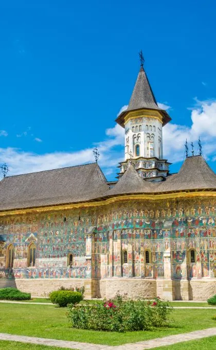 Roemenië Bucovina kerk