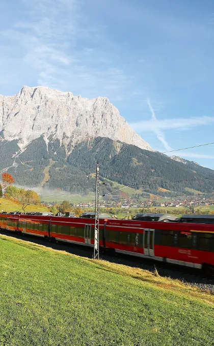 Trein door de Alpen
