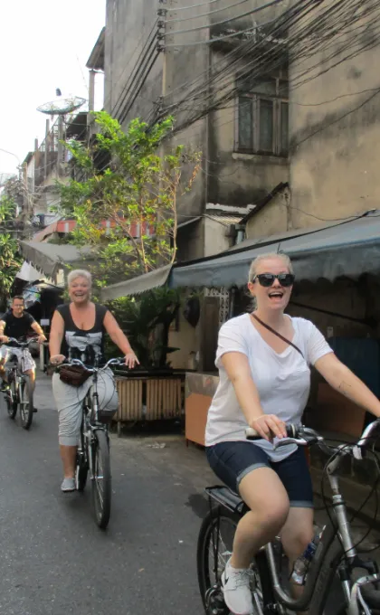 Fietstocht Bangkok Thailand