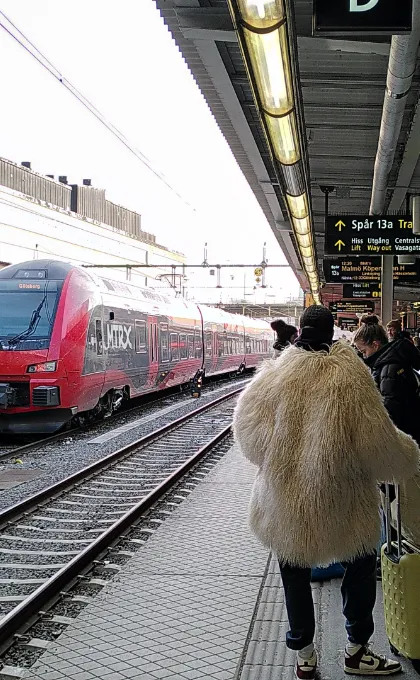 Met de trein naar Zweden