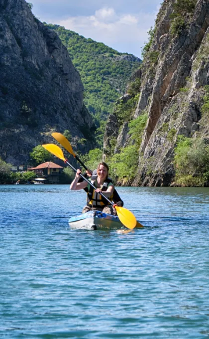 Noord-Macedonië reiservaringen kajak