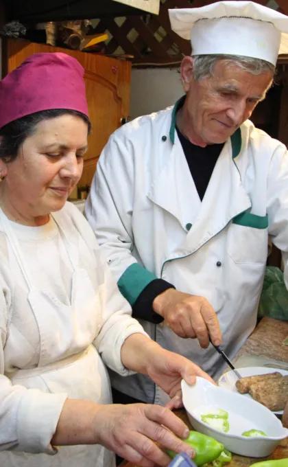 vegetarisch eten in Albanië