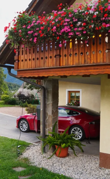 elektrische auto naar Slovenië