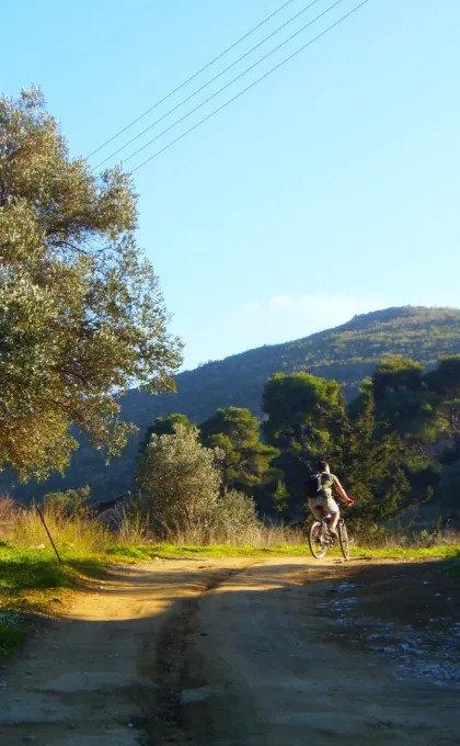 Griekenland natuur fietsen