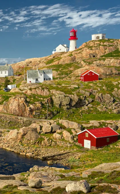 Noorwegen excursies Lindesnes vuurtoren