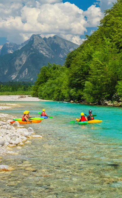 slovenië kajakken